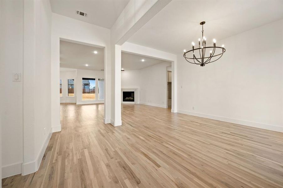 Spacious, unfurnished interior of a new home in Settlers Glen, New Fairview (Image 37).