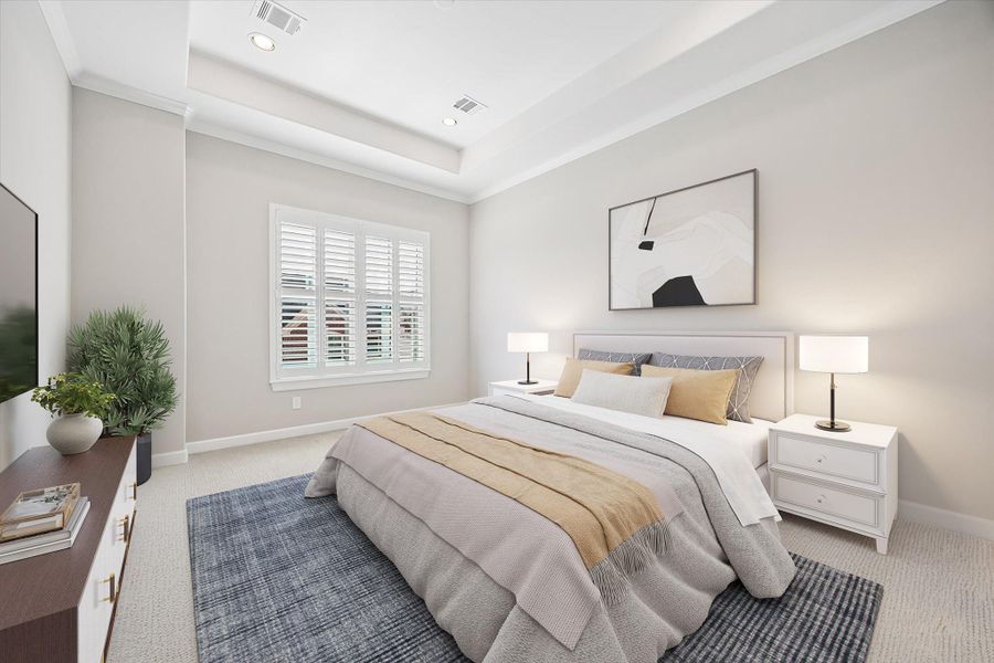 Furnished interior view inside a new home in , Houston (Image 5).