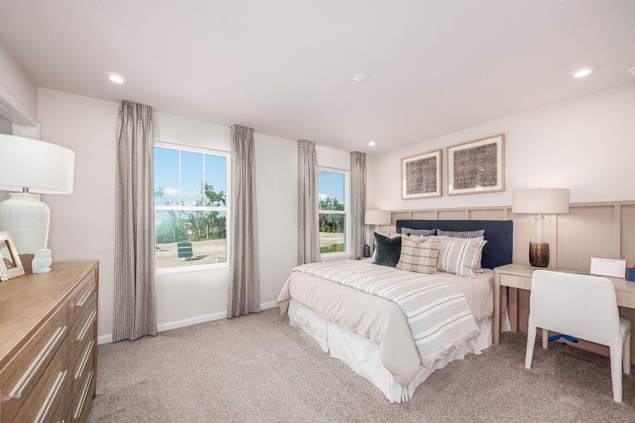 Representative furnished interior of a home built from the Brookstone by Mattamy Homes in Sanderling, Palmetto (Image 13).
