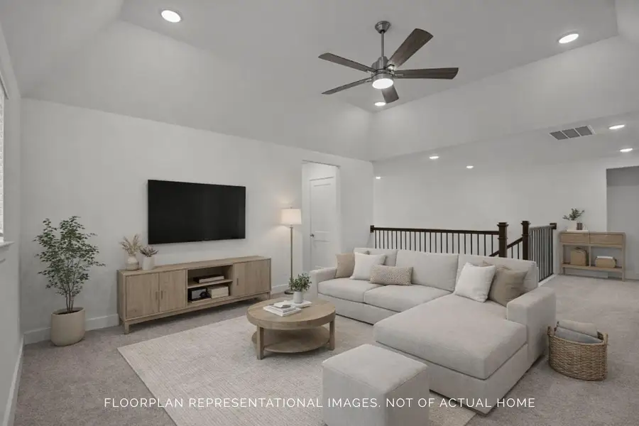 Furnished interior view inside a new home in The Oaks on 6th Street, Magnolia (Image 7).