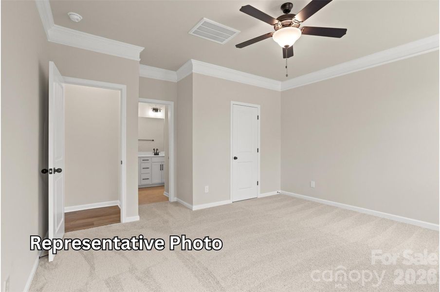 Spacious, unfurnished interior of a new home in Villas at Prestwick, Mooresville (Image 4). Spacious, unfurnished interior of a new home in Villas at Prestwick, Mooresville (Image 4).
