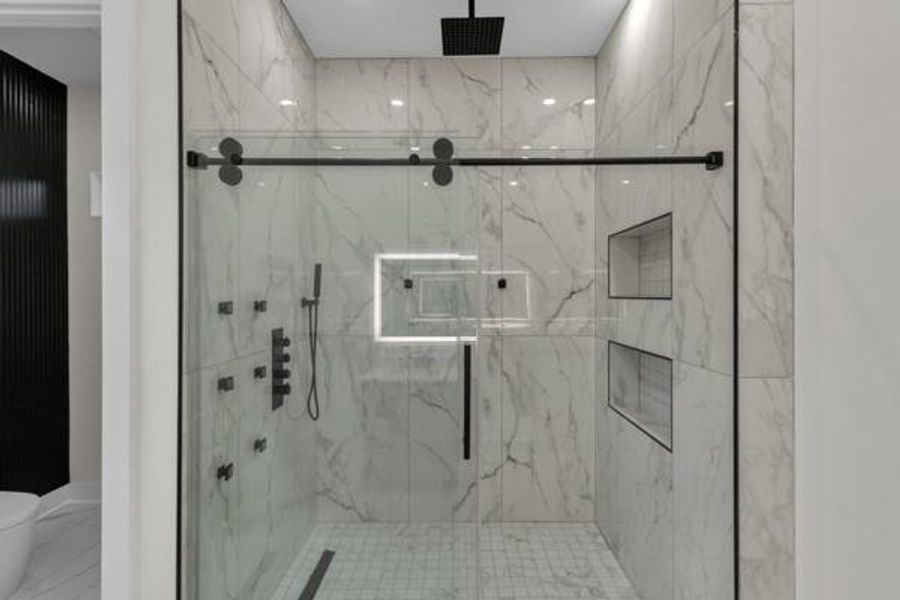 Close-up of interior finishes inside a home in , Atlanta (Image 23).