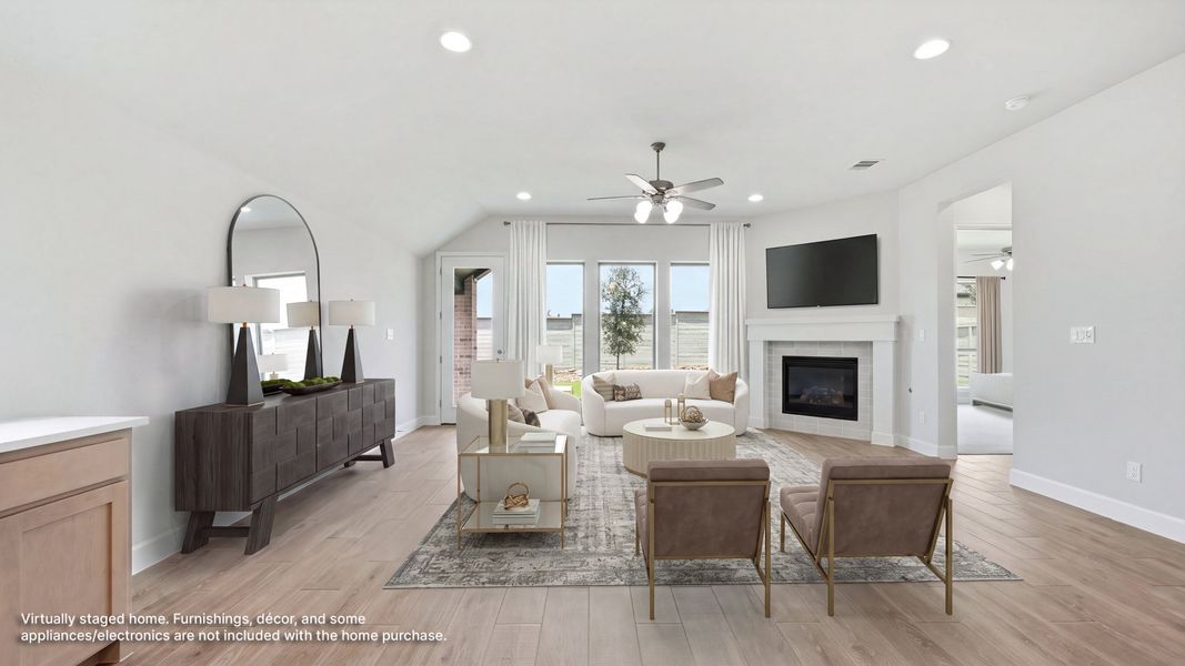 Furnished interior view inside a new home in Ramble, Celina (Image 9).
