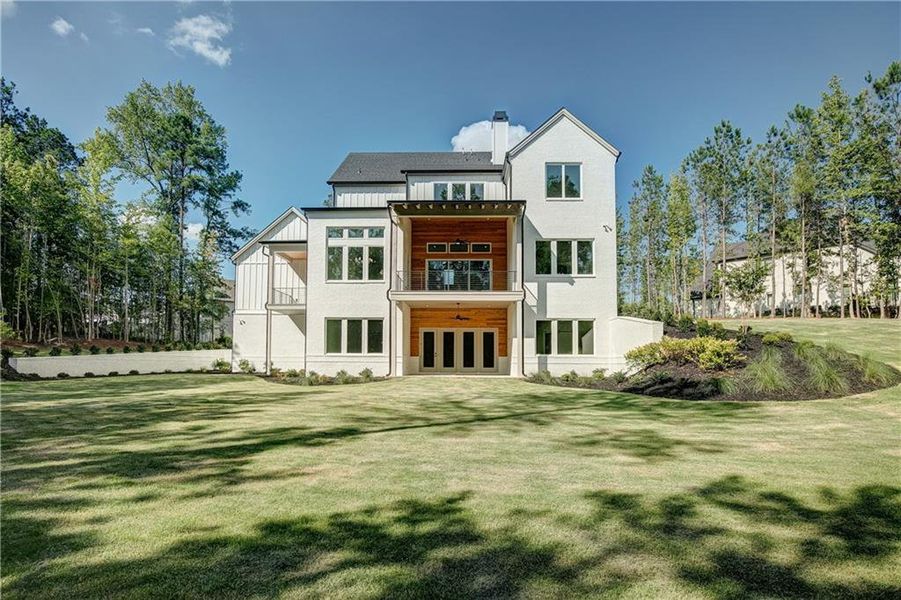 Exterior details and patio area of a home in , Newnan (Image 3).