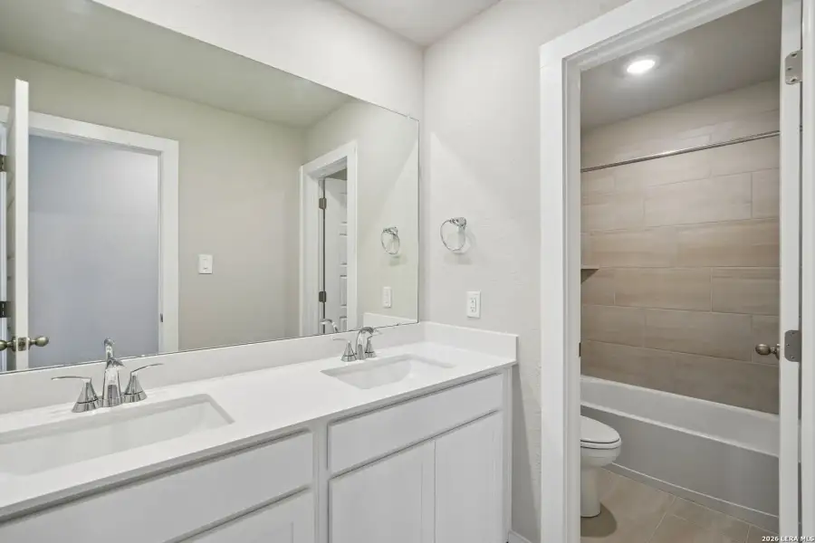 Furnished interior view inside a new home in Comanche Ridge, San Antonio (Image 10).