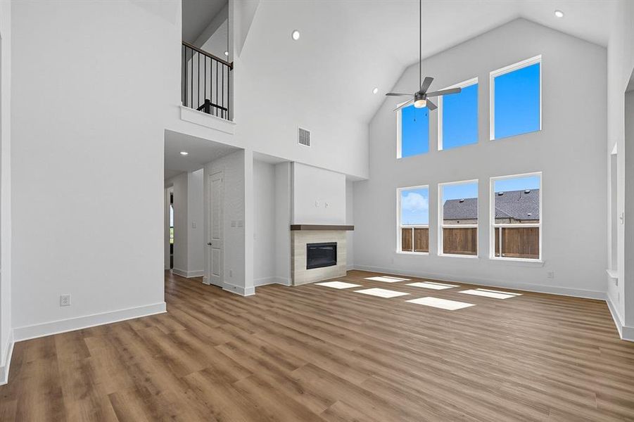 Spacious, unfurnished interior of a new home in Waterscape: 50ft. lots, Royse City (Image 15).