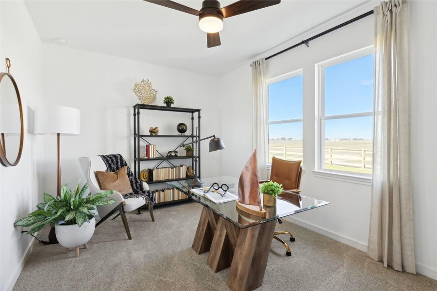 Convenient home office (*Photo not of actual home and used for illustration purposes only.)