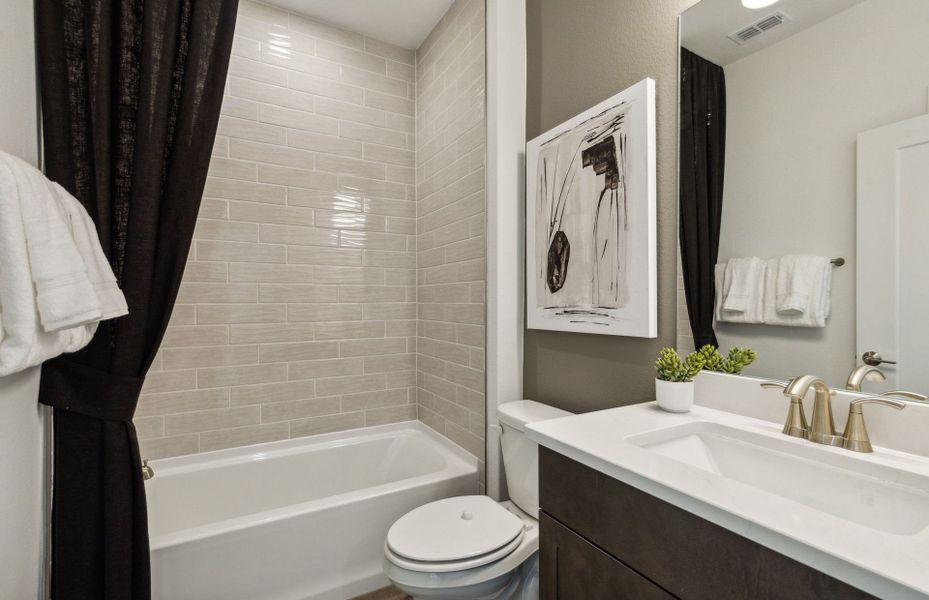 Representative furnished interior of a home built from the Palmary by Del Webb in Del Webb Sonoma Verde, Rockwall (Image 17).