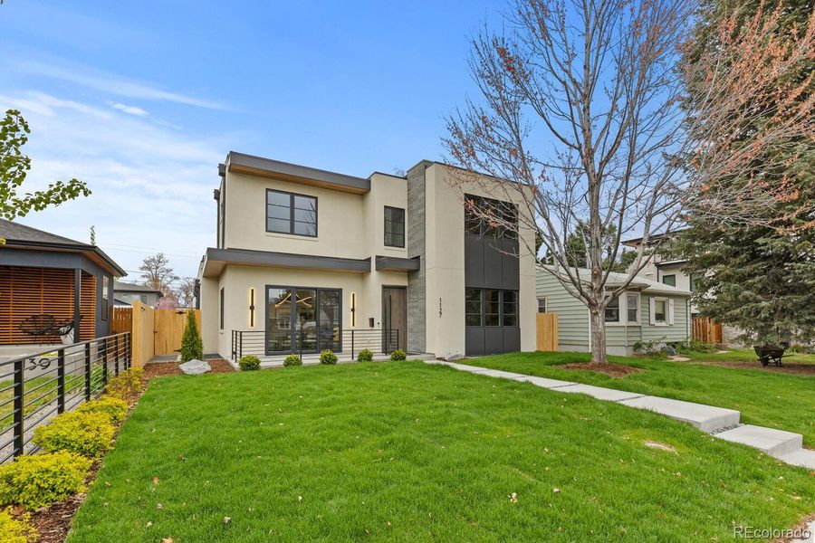 Front exterior of a new home in , Denver, CO, highlighting curb appeal (Image 25).