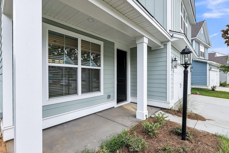 Exterior details and patio area of a home in Abbey Walk, Moncks Corner (Image 16).