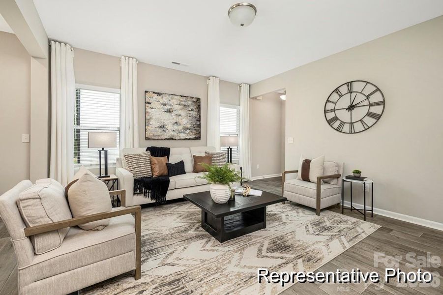 Furnished interior view inside a new home in Edgewater Lakeview On Your Lot, Lancaster (Image 9). Furnished interior view inside a new home in Edgewater Lakeview On Your Lot, Lancaster (Image 9).