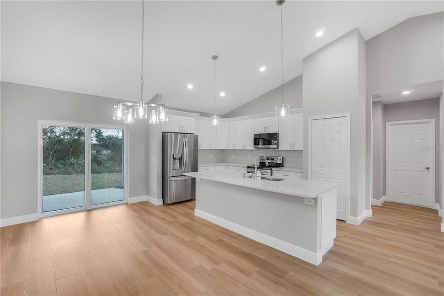 Furnished interior view inside a new home in , Deltona (Image 4).