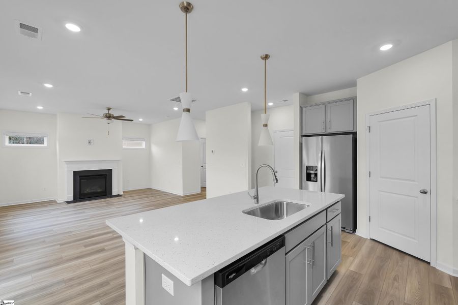 Furnished interior view inside a new home in Sedona, Greenville (Image 3). Furnished interior view inside a new home in Sedona, Greenville (Image 3).