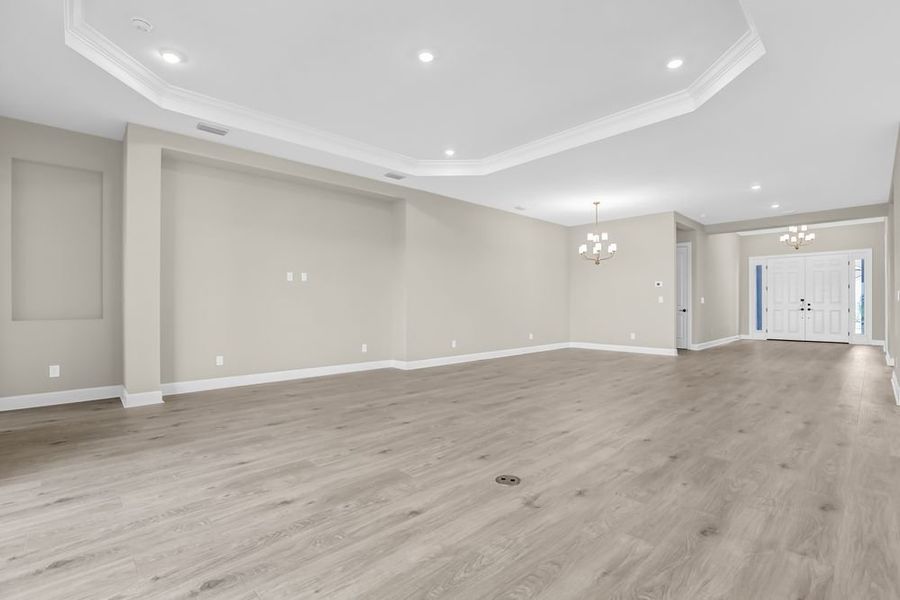 Spacious, unfurnished interior of a new home in Esplanade at Starling, Punta Gorda (Image 21). Spacious, unfurnished interior of a new home in Esplanade at Starling, Punta Gorda (Image 21).