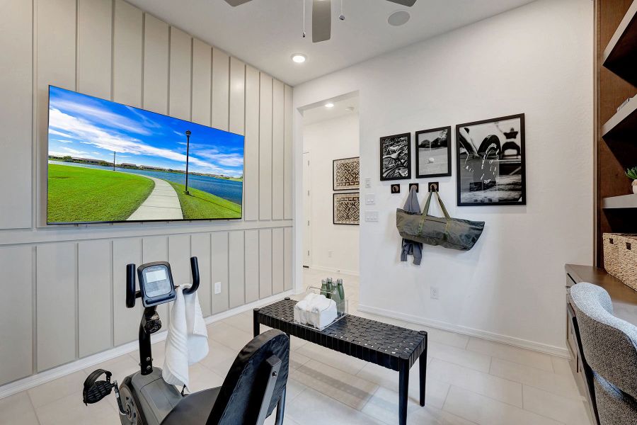 Representative furnished interior of a home built from the Ginger by Mattamy Homes in Soleo, San Tan Valley (Image 28).