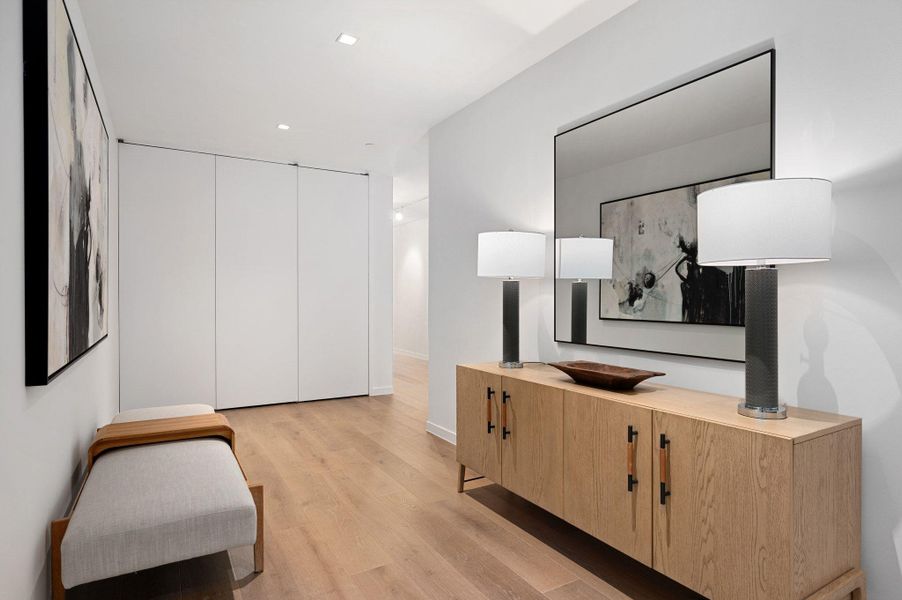 Foyer/Entry - Photo is of a staged model or similar unit and is for illustrative purposes only.