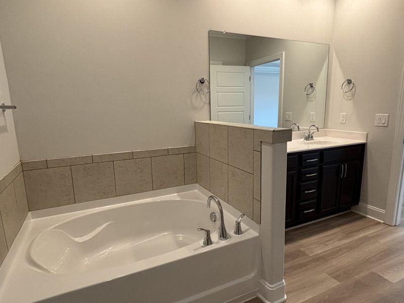 Furnished interior view inside a new home in Mebane Towne Center, Mebane (Image 4).