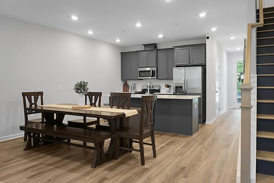 Furnished interior view inside a new home in , Summerville (Image 15).