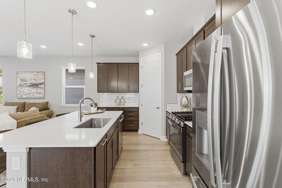 Furnished interior view inside a new home in , St. Augustine (Image 52).
