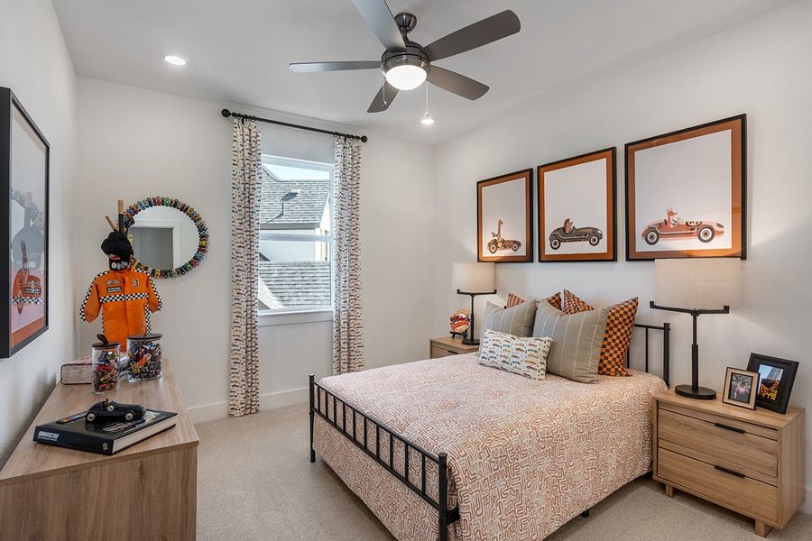 Furnished interior view inside a new home in Parkside on the River, Georgetown (Image 14).