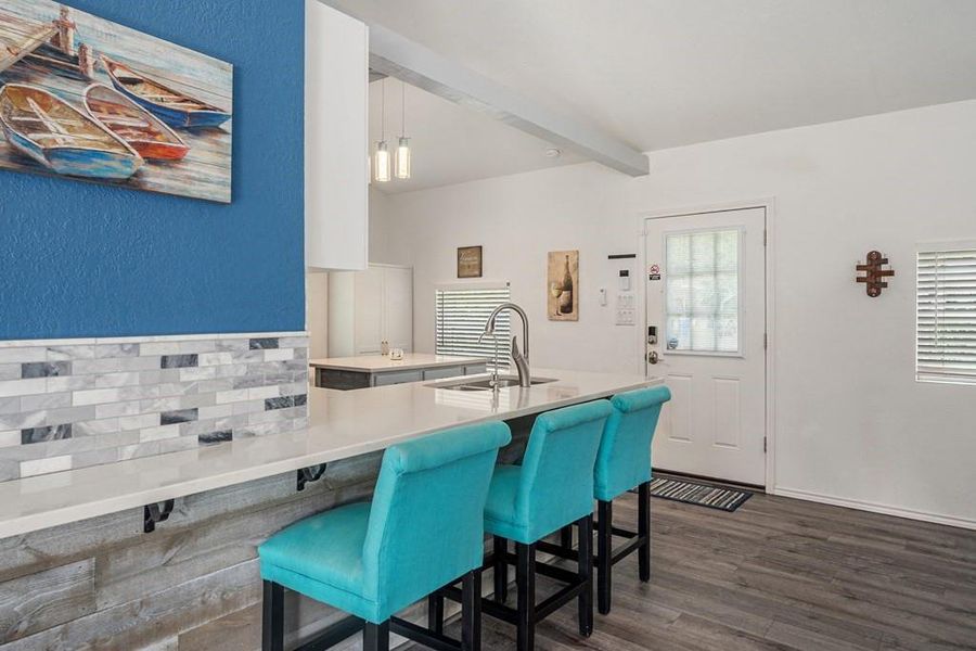 Furnished interior view inside a new home in , Gun Barrel City (Image 14).