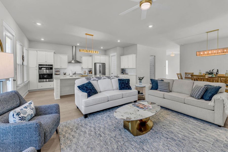 Furnished interior view inside a new home in Carnes Crossroads, Summerville (Image 30).