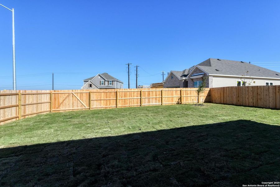 Exterior details and patio area of a home in The Preserve at the Wilder, Adkins (Image 3).