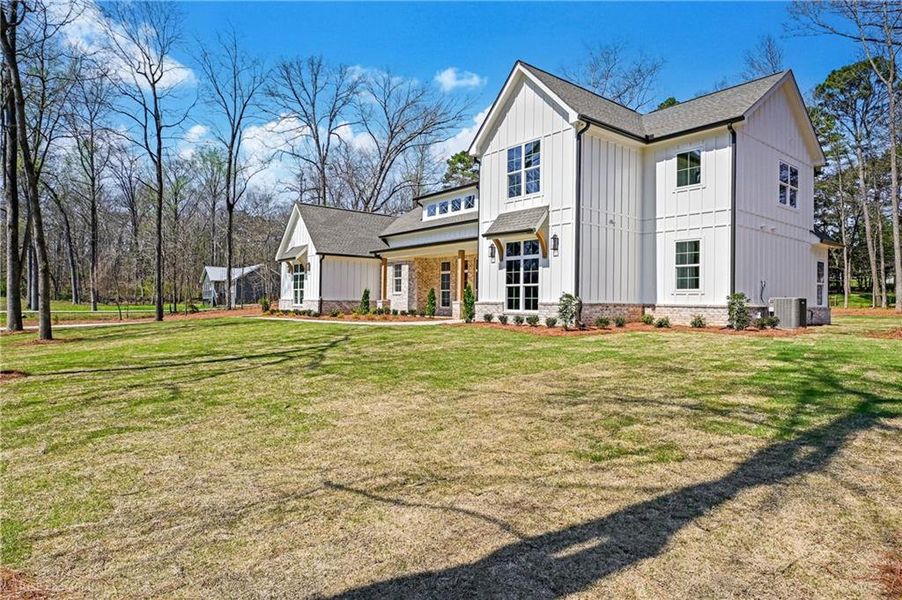 Exterior details and patio area of a home in , Pendergrass (Image 24).