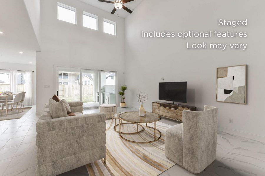 Furnished interior view inside a new home in , Montgomery (Image 5). Furnished interior view inside a new home in , Montgomery (Image 5).