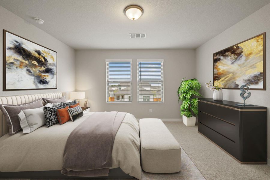 Primary Bedroom - Virtually Staged