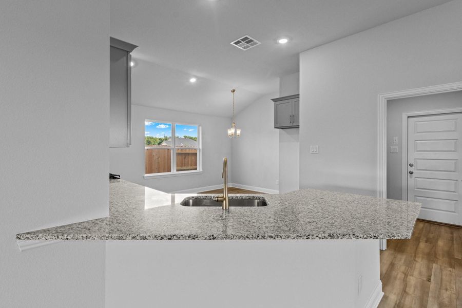 Furnished interior view inside a new home in River Ranch Trails, Dayton (Image 6).