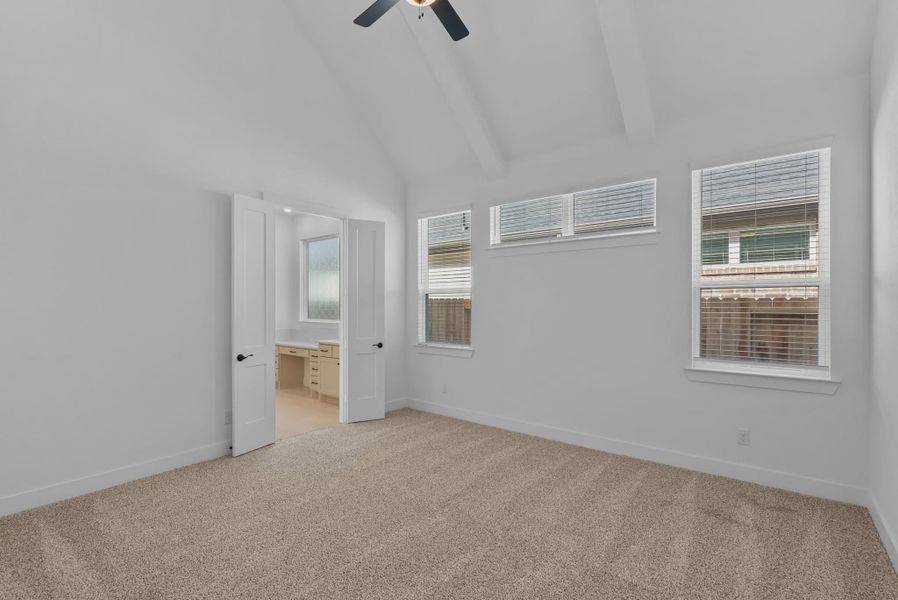 Representative unfurnished interior of a home built from the Nicklaus by Chesmar Homes in Riceland Alley Loads, Mont Belvieu (Image 28).