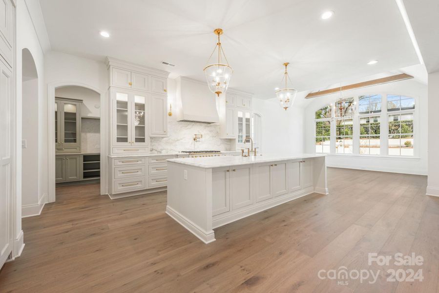 Kitchen view of Dining & into Scullery/Pantry