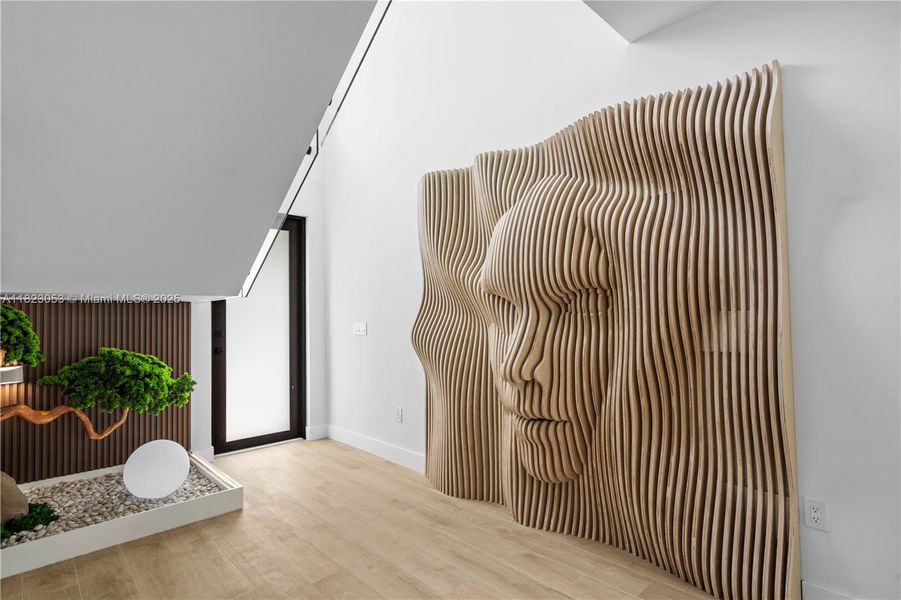 Furnished interior view inside a new home in , Miami (Image 16).