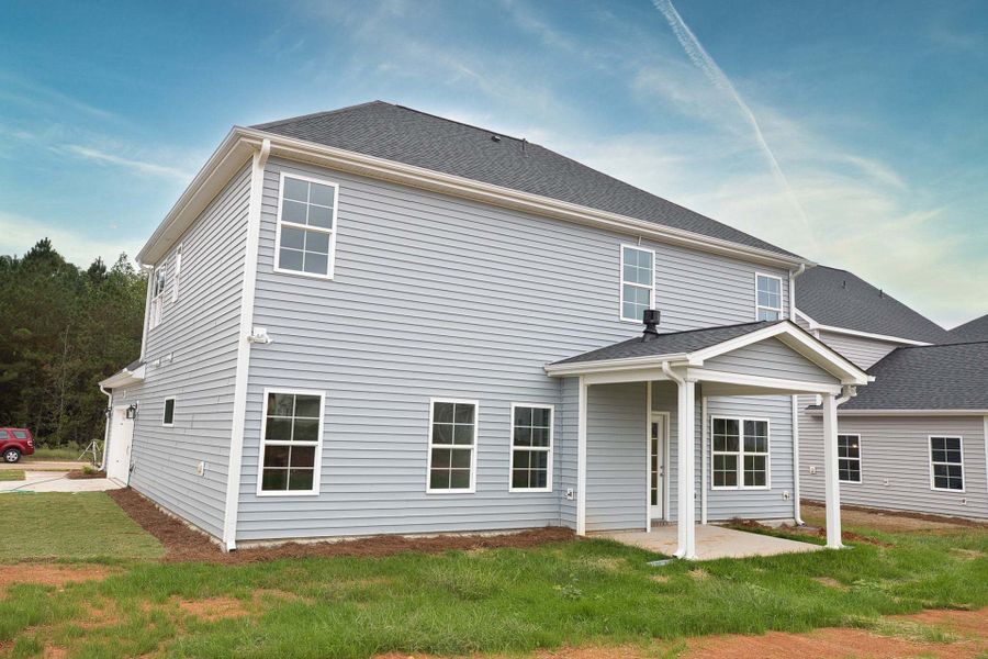 Representative exterior photo of a completed home built from the Clayton by Caviness & Cates Communities in Bartlett Manor, Youngsville, NC (Image 231).