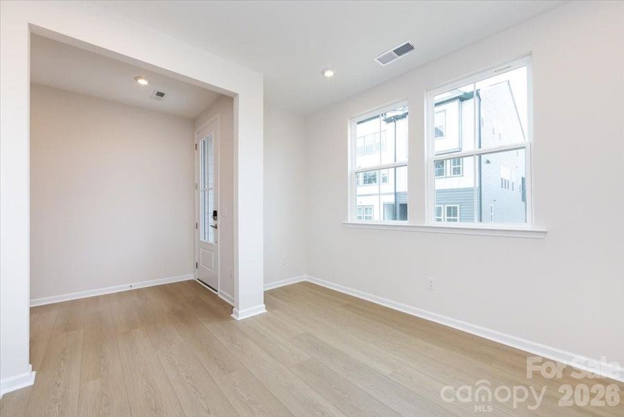 First floor flex space