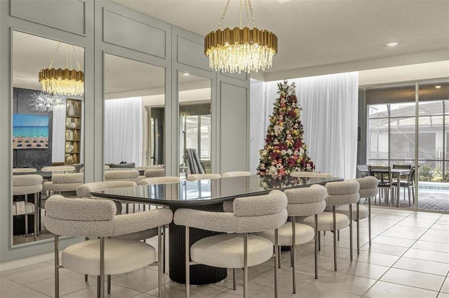 Furnished interior view inside a new home in , Davenport (Image 12).