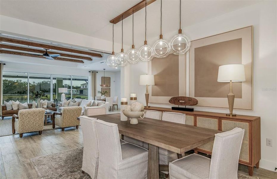 Furnished interior view inside a new home in , Wesley Chapel (Image 10).