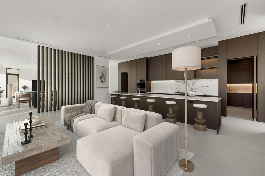 Furnished interior view inside a new home in , Palm Beach Gardens (Image 27).