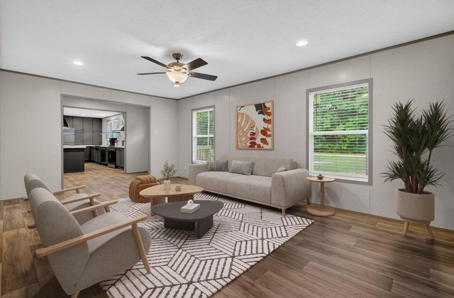 Furnished interior view inside a new home in , Moncks Corner (Image 7).