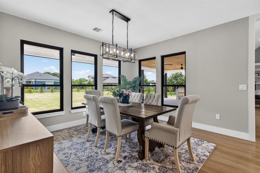 Furnished interior view inside a new home in , Kingsland (Image 12).