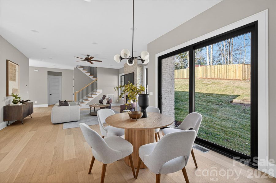 Furnished interior view inside a new home in , Charlotte (Image 31).