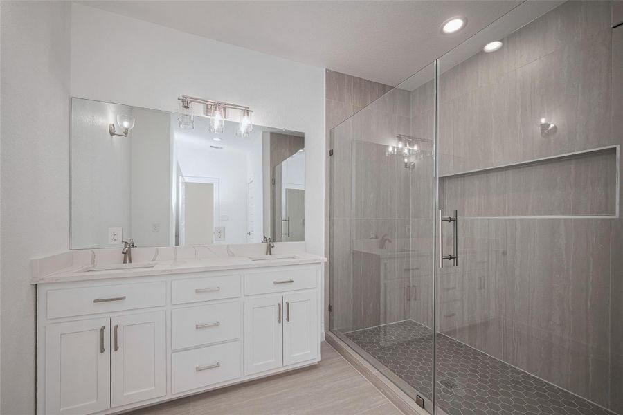 Furnished interior view inside a new home in , Houston (Image 9).