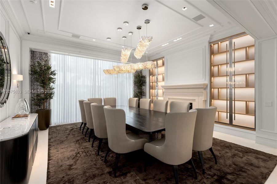 Furnished interior view inside a new home in , Sunny Isles Beach (Image 17).