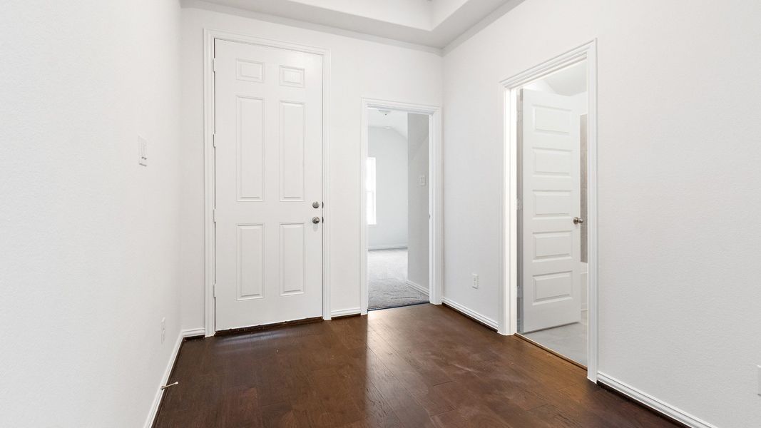 Representative furnished interior of a home built from the Fiji by Brightland Homes in Bridgeland Creekland Village, Cypress (Image 4).