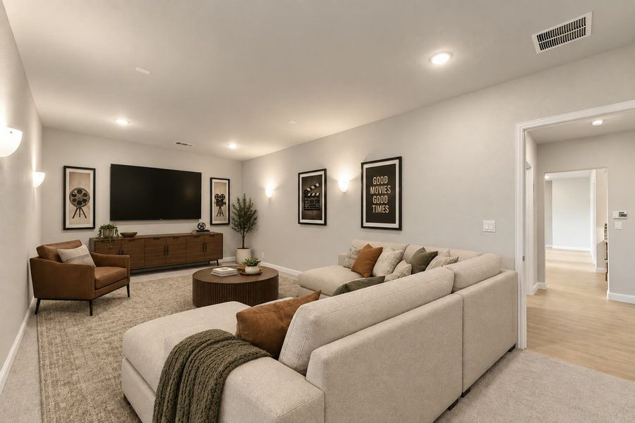 Furnished interior view inside a new home in Berkshire Estates, Mesquite (Image 8). Furnished interior view inside a new home in Berkshire Estates, Mesquite (Image 8).