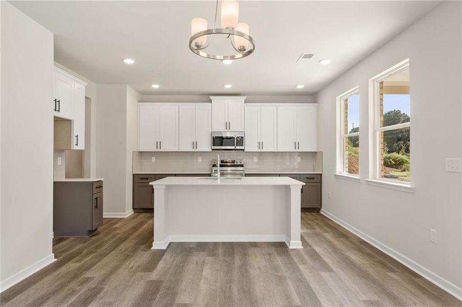 Furnished interior view inside a new home in The Brooke at Rivertown, South Fulton (Image 16).