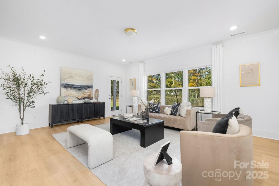 Furnished interior view inside a new home in , Monroe (Image 8). Furnished interior view inside a new home in , Monroe (Image 8).