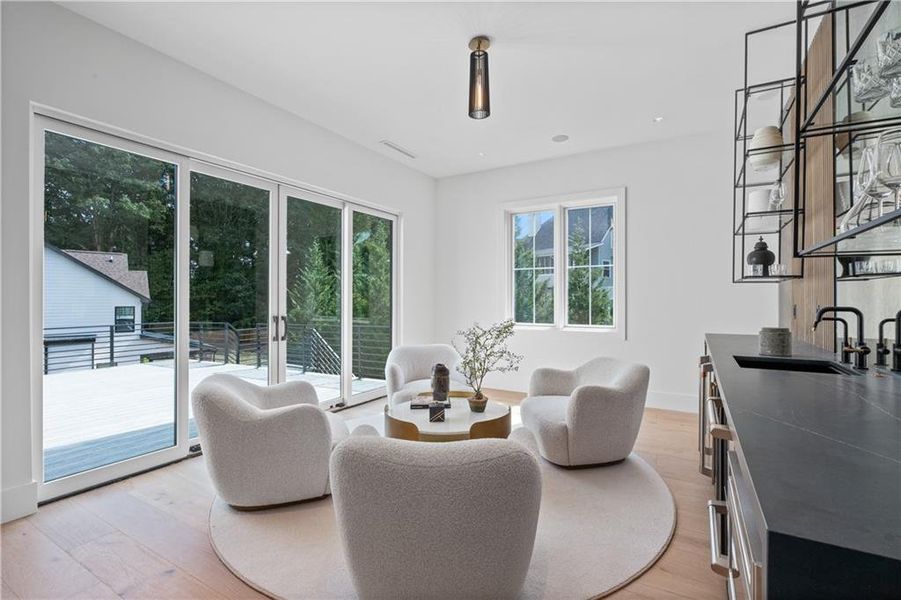 Furnished interior view inside a new home in , Marietta (Image 48).
