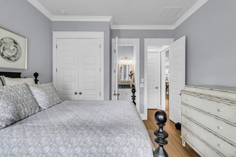 Furnished interior view inside a new home in , Charleston (Image 29).